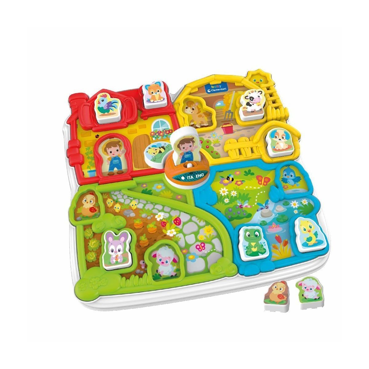 Baby Clementoni-Baby Clementoni Bebek Hayvanlar Çiftliği-Bebek Oyuncakları-2-Milagron.com