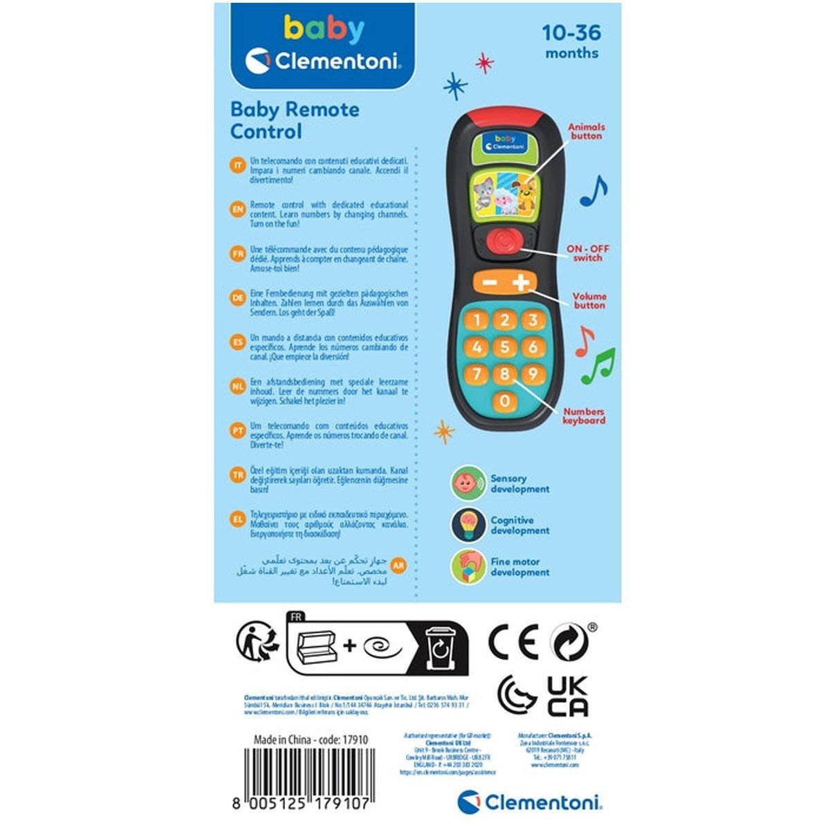 Baby Clementoni-Baby Clementoni Uzaktan Kumanda-Bebek Oyuncakları-3-Milagron.com