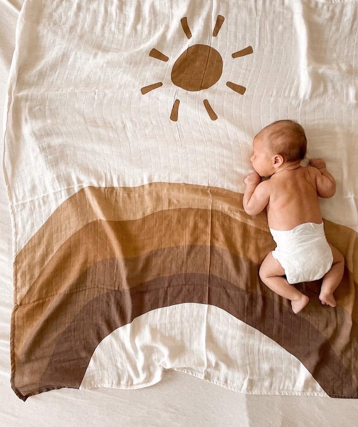 Babybek-Bohem Güneş Müslin Örtü-Pike-2-Milagron.com