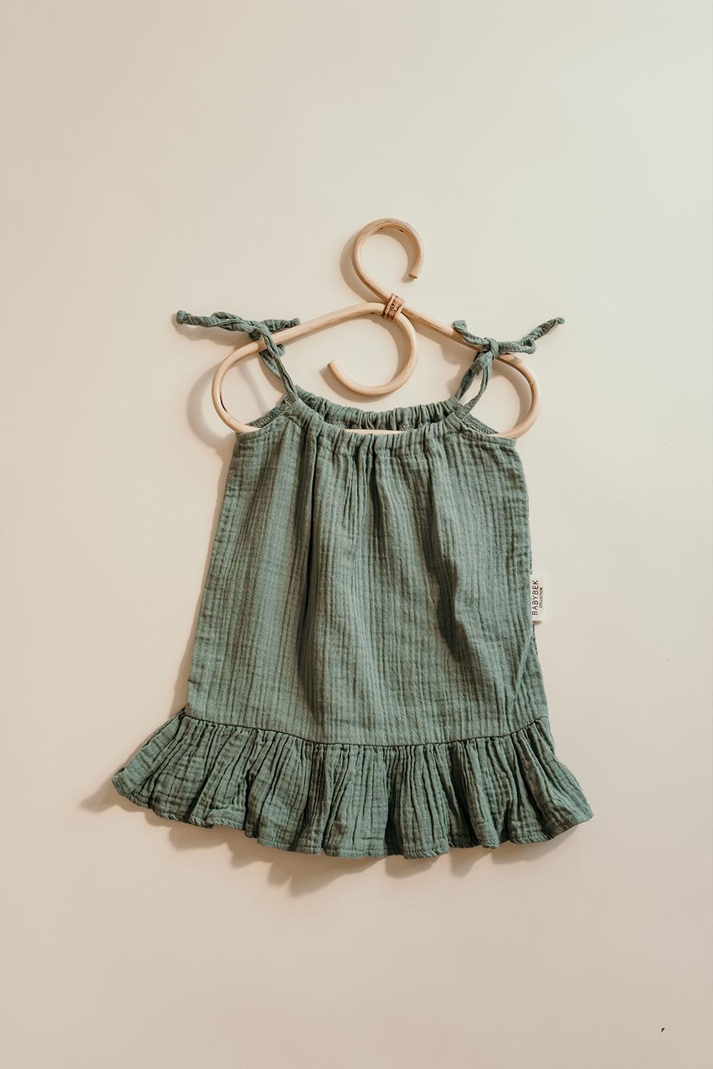 Babybek-Çağla Müslin Elbise-Çocuk Elbise & Tulum-4-Milagron.com