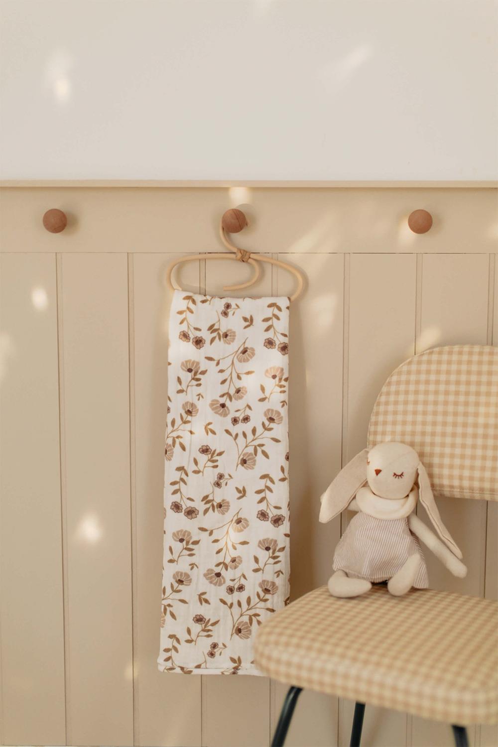 Babybek-Çiçek Bahçesi Müslin Örtü-Pike-1-Milagron.com