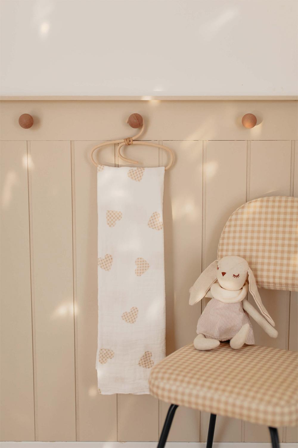 Babybek-Dama Kalp Müslin Örtü-Pike-1-Milagron.com