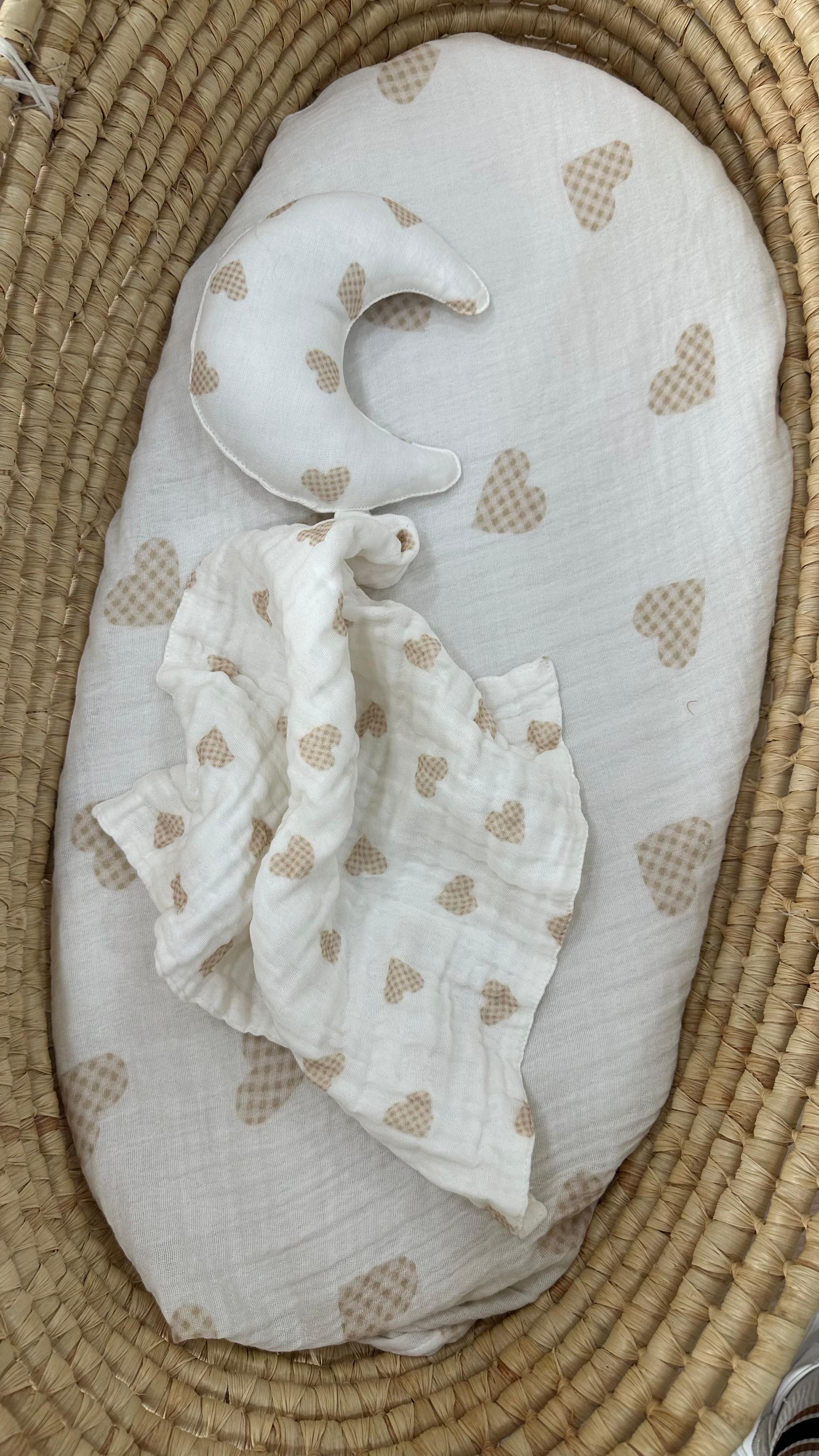 Babybek-Dama Müslin Uyku Arkadaşı Ay-Uyku Arkadaşı-1-Milagron.com