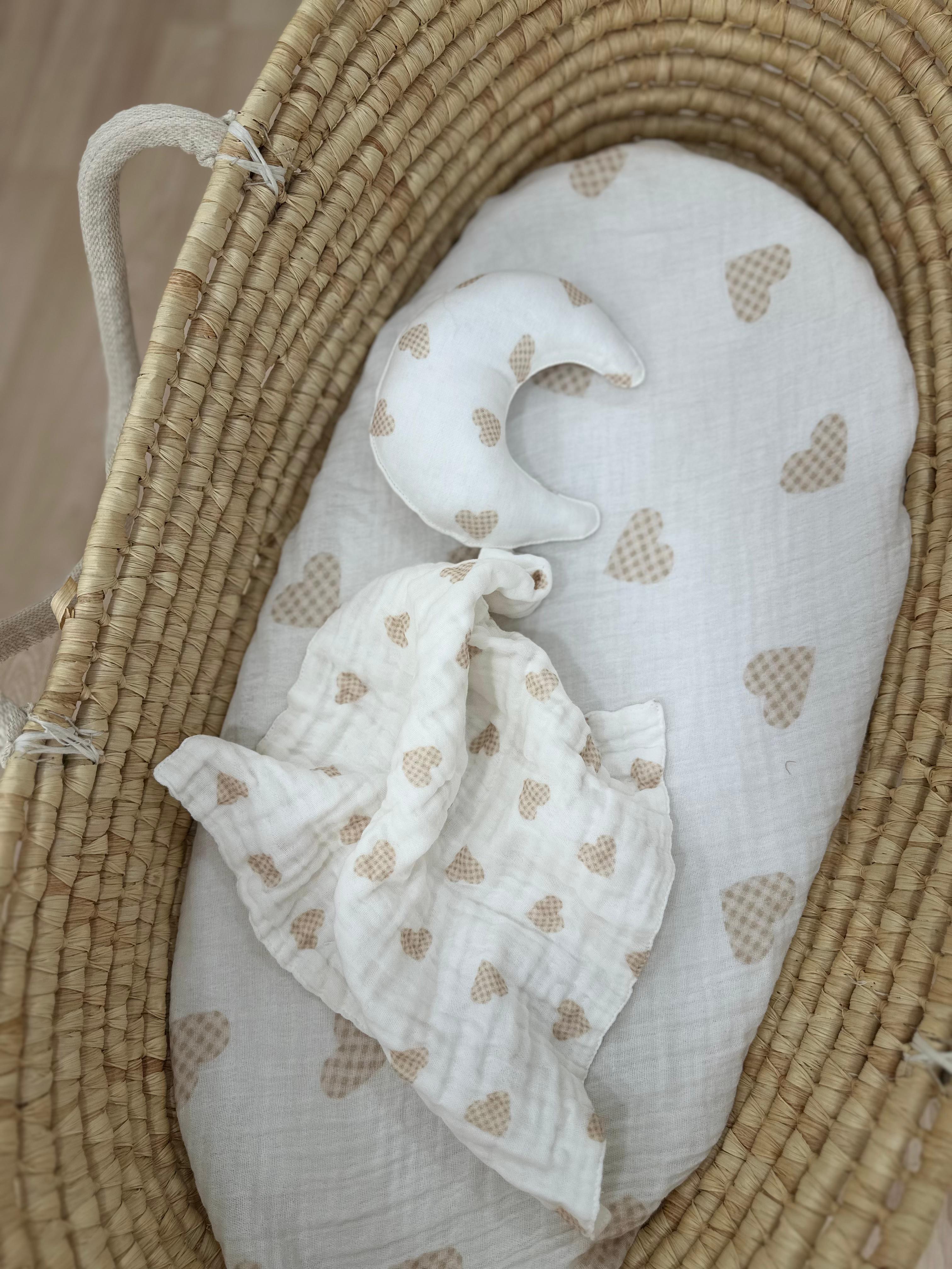 Babybek-Dama Müslin Uyku Arkadaşı Ay-Uyku Arkadaşı-3-Milagron.com