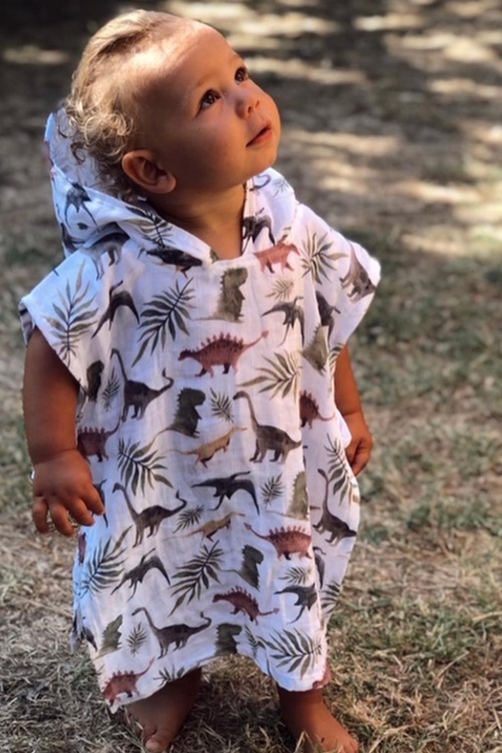 Babybek-Dino Organik Müslin Panço-Panço-1-Milagron.com