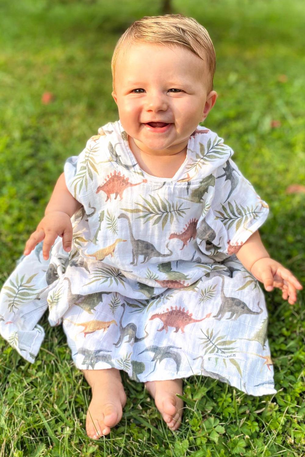 Babybek-Dino Organik Müslin Panço-Panço-4-Milagron.com