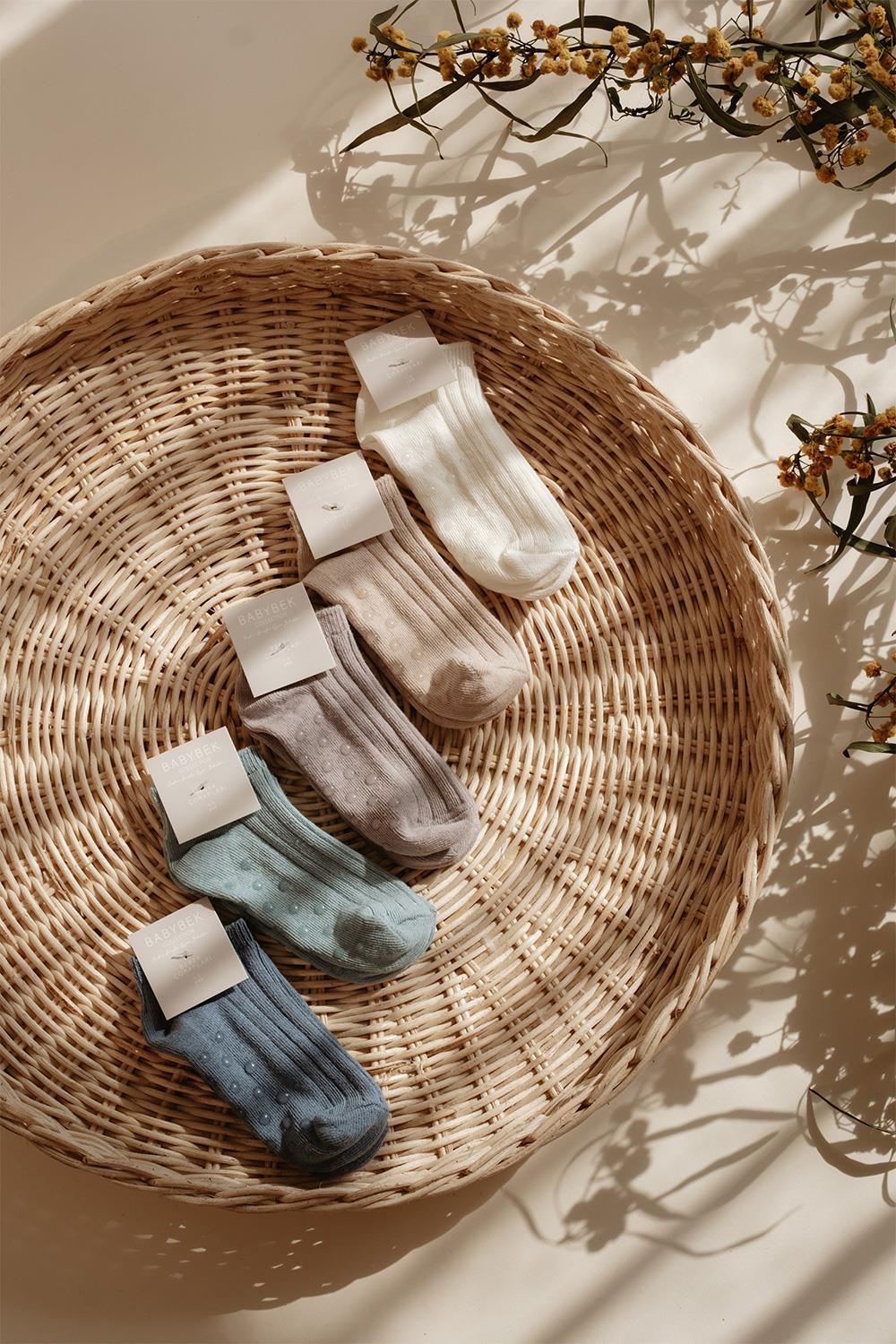 Babybek-Erkek Çocuk 5'li Patik Çorap-Çorap-1-Milagron.com