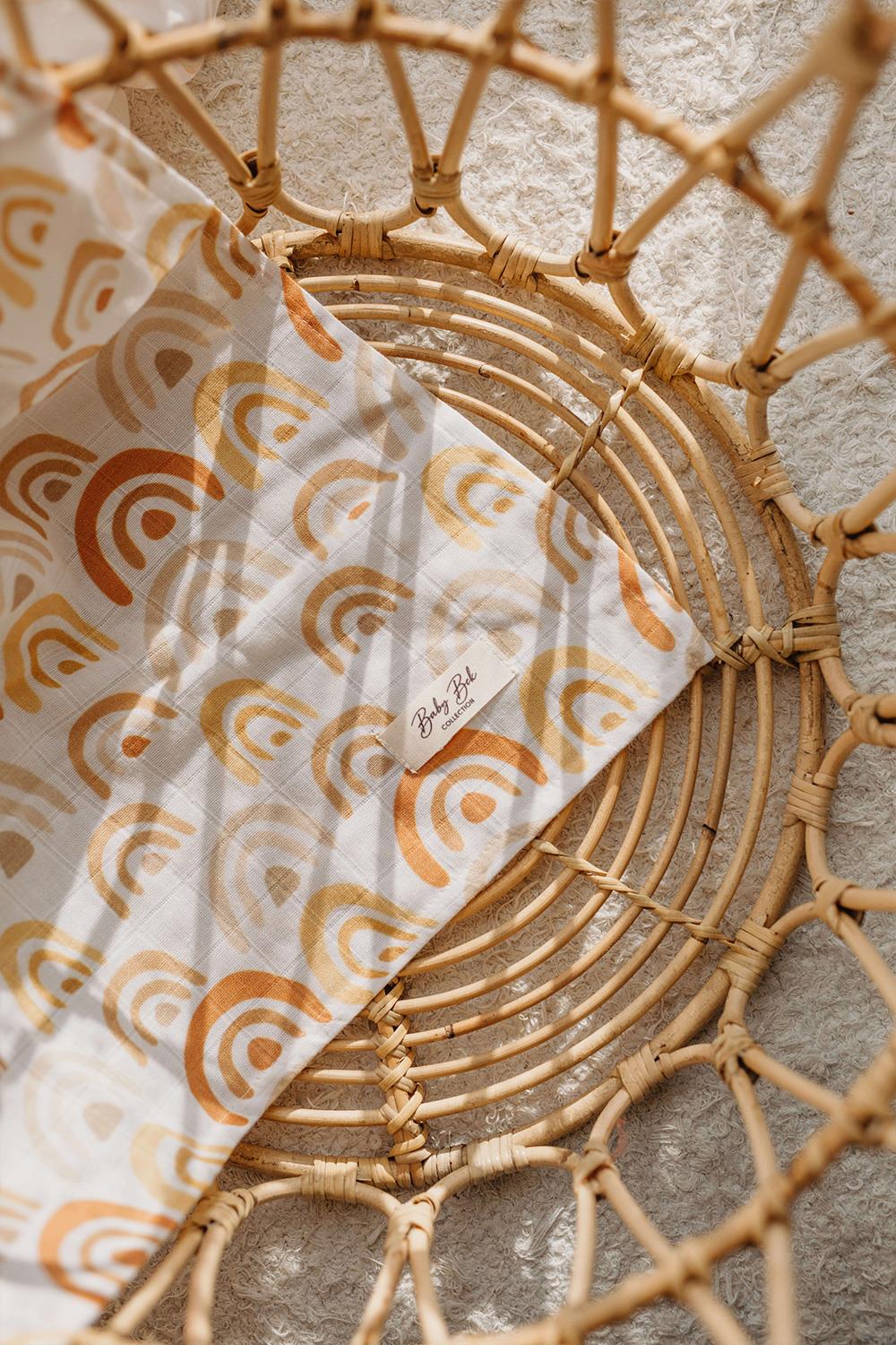 Babybek-Gökkuşağı Müslin Örtü-Pike-3-Milagron.com