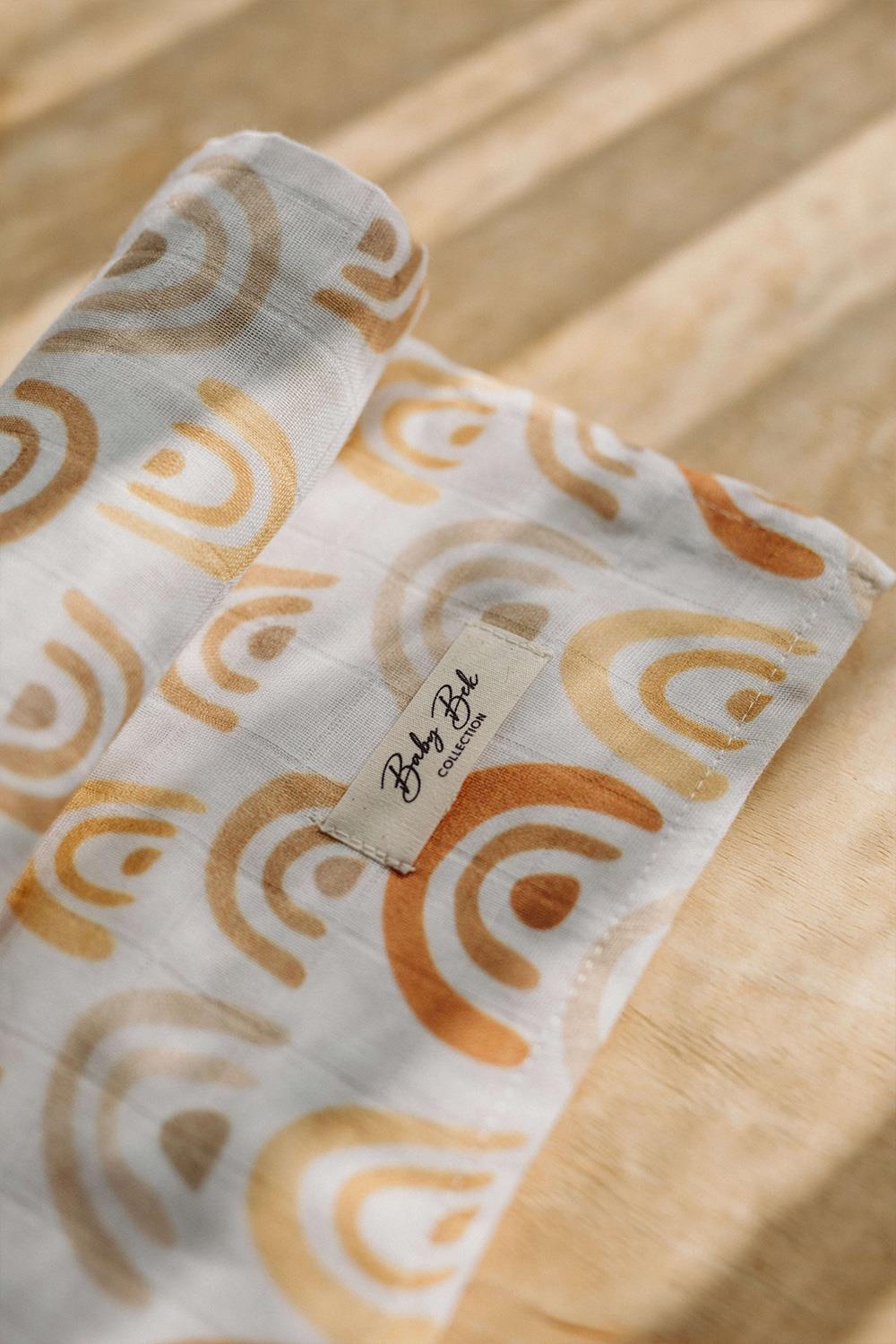 Babybek-Gökkuşağı Müslin Örtü-Pike-5-Milagron.com