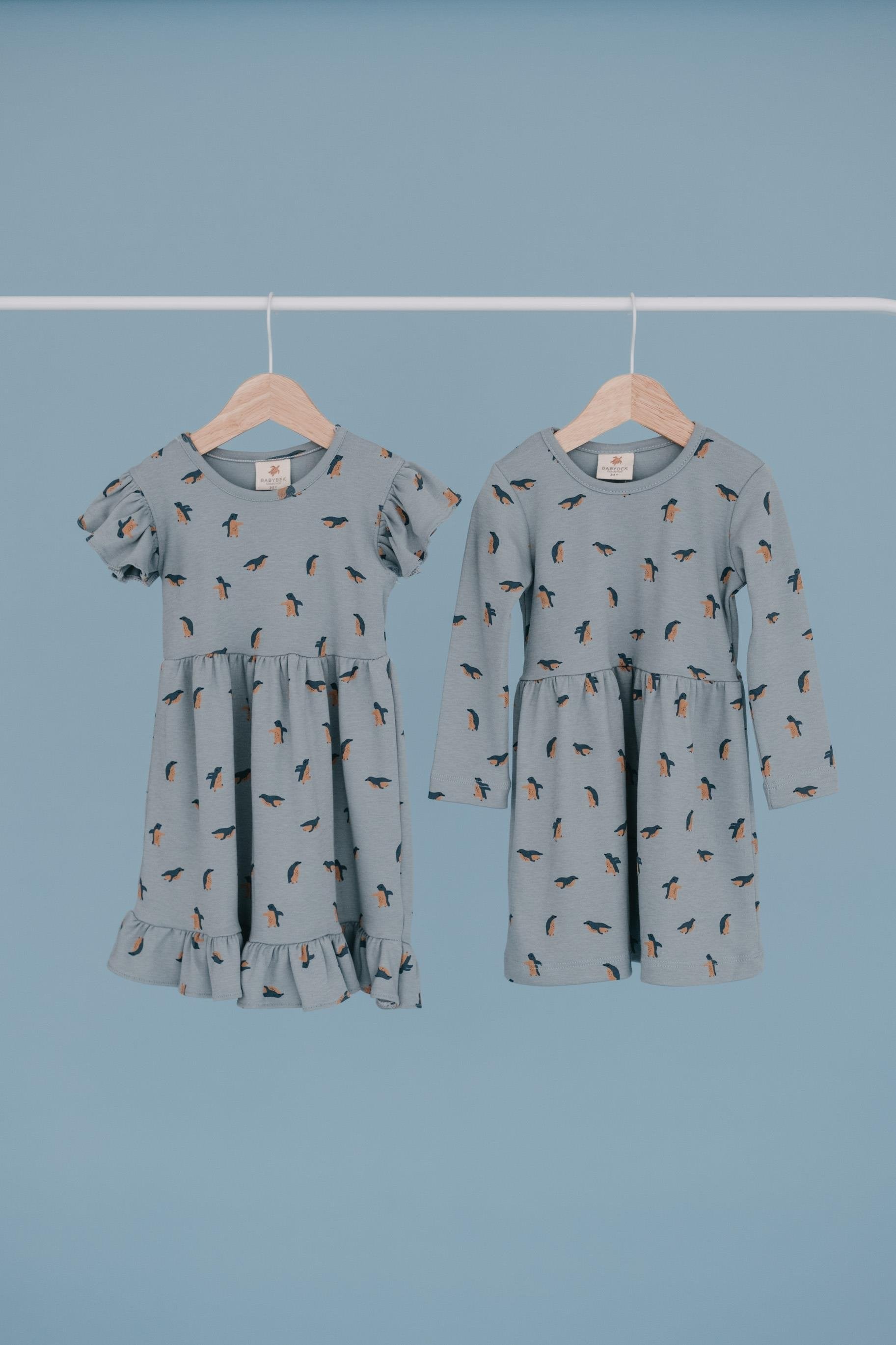 Babybek-İkili Kız Çocuk Elbise Takımı-Pijama Takımı-1-Milagron.com