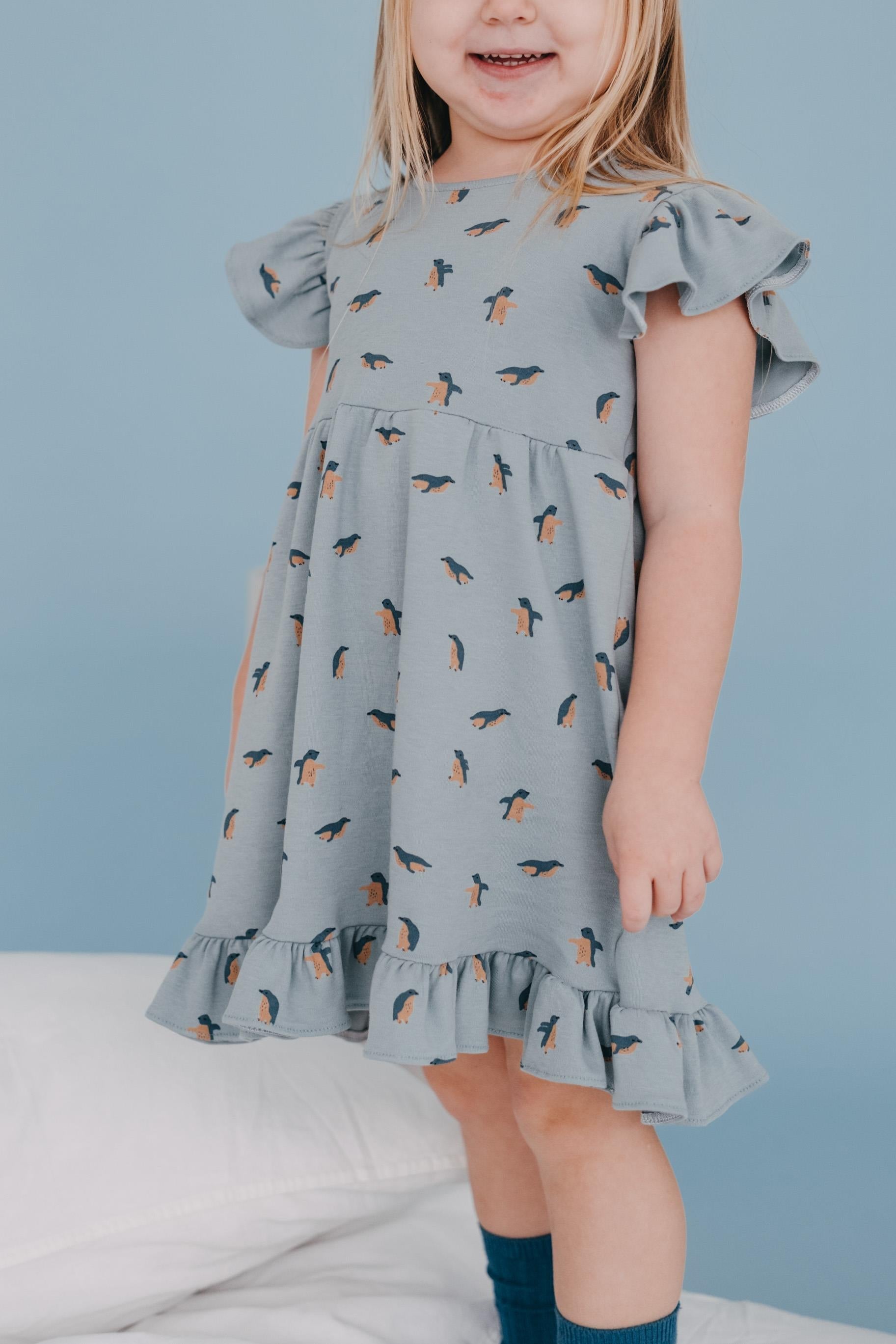 Babybek-İkili Kız Çocuk Elbise Takımı-Pijama Takımı-2-Milagron.com