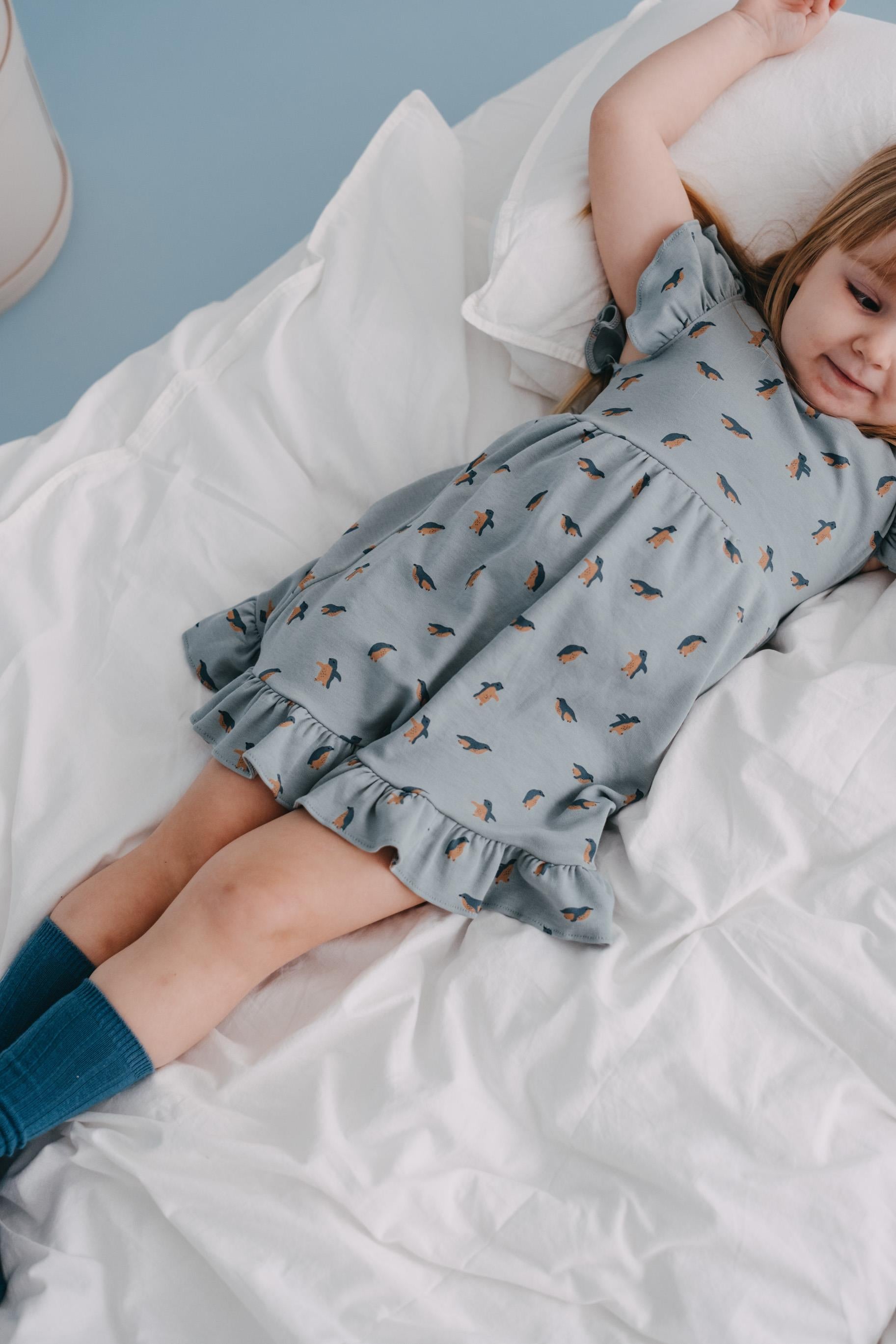 Babybek-İkili Kız Çocuk Elbise Takımı-Pijama Takımı-5-Milagron.com