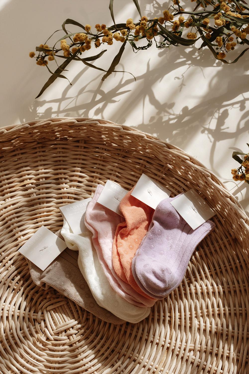 Babybek-Kız Çocuk 5'li Patik Çorap-Çorap-4-Milagron.com