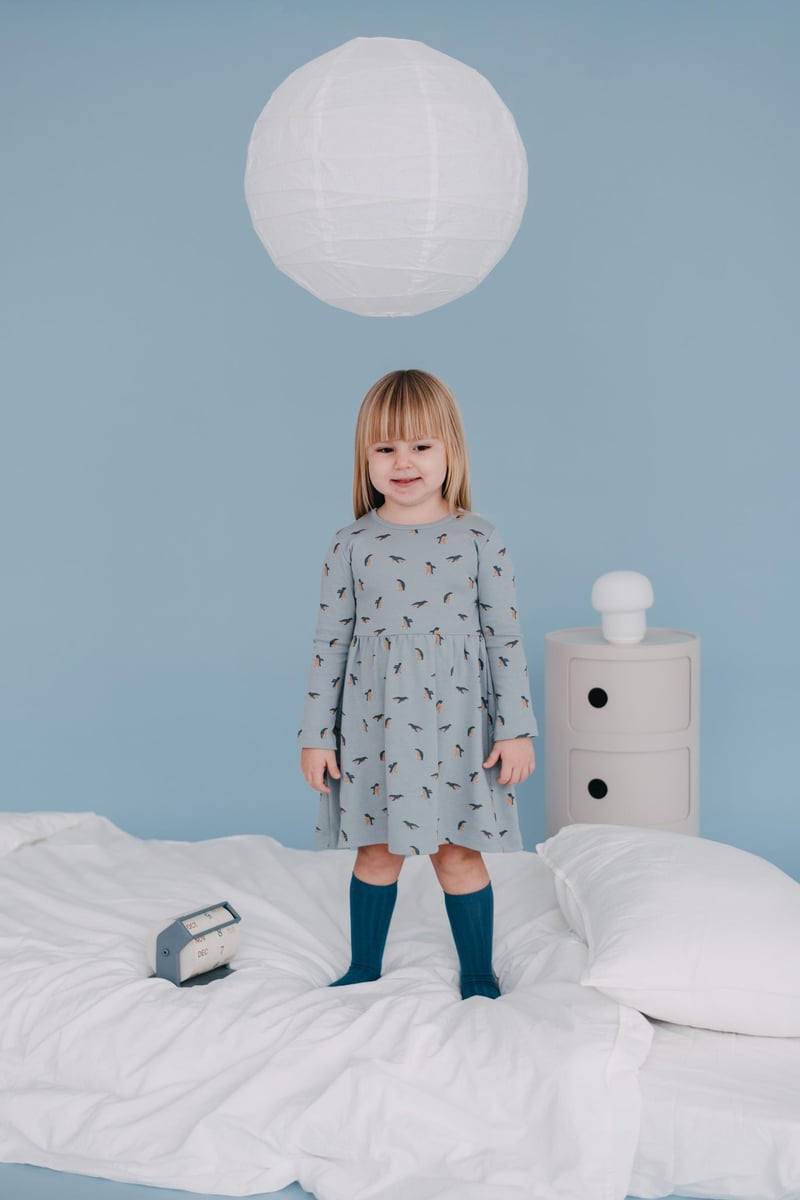 Babybek-Kız Çocuk Pijama Elbise-Pijama Takımı-5-Milagron.com