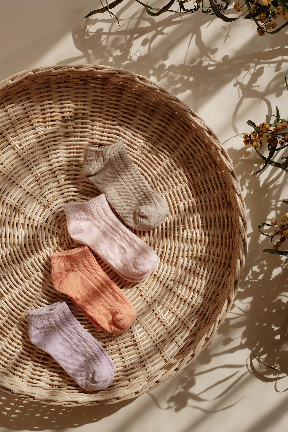 Babybek-Kız çocuk 4'lü Patik çorap-Çorap-1-Milagron.com