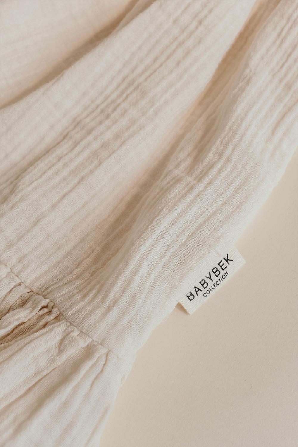 Babybek-Krem Müslin Elbise-Çocuk Elbise & Tulum-6-Milagron.com