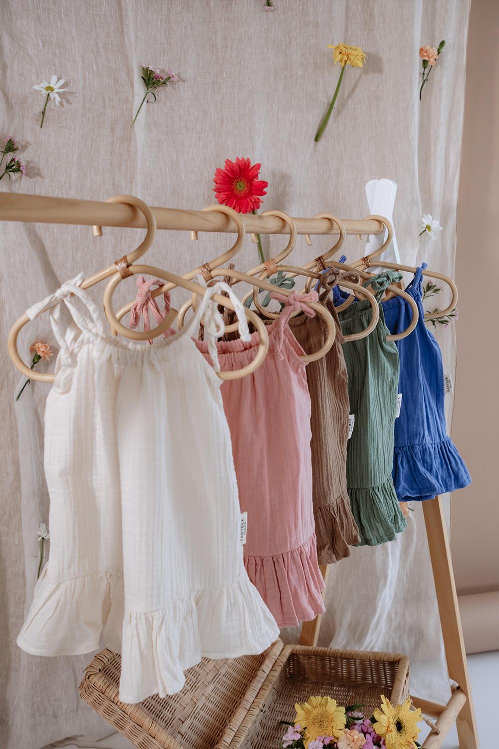 Babybek-Krem Müslin Elbise-Çocuk Elbise & Tulum-7-Milagron.com