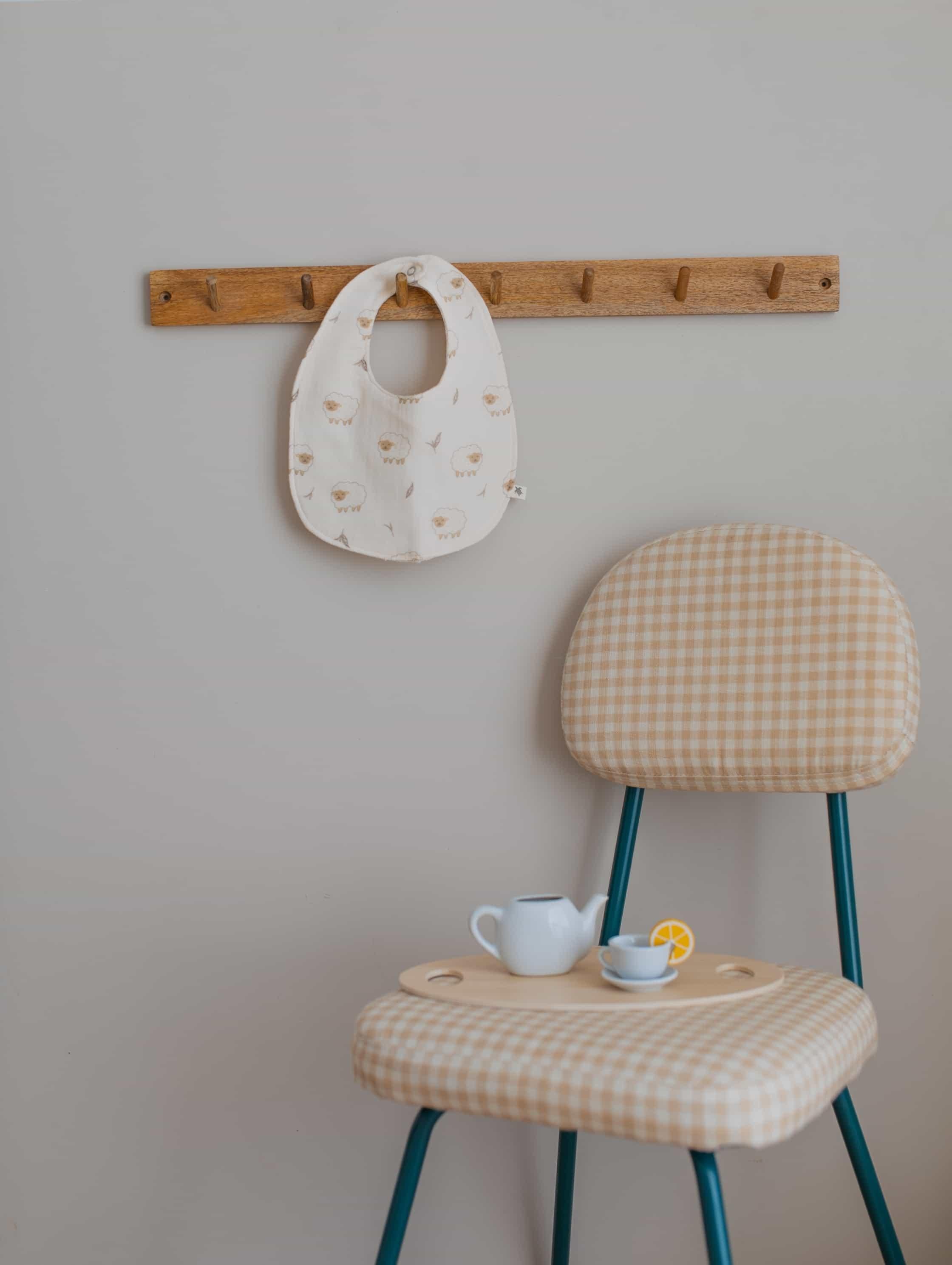 Babybek-Little Lamb Sıvı Geçi̇rmez Önlük-Mama Önlüğü-4-Milagron.com