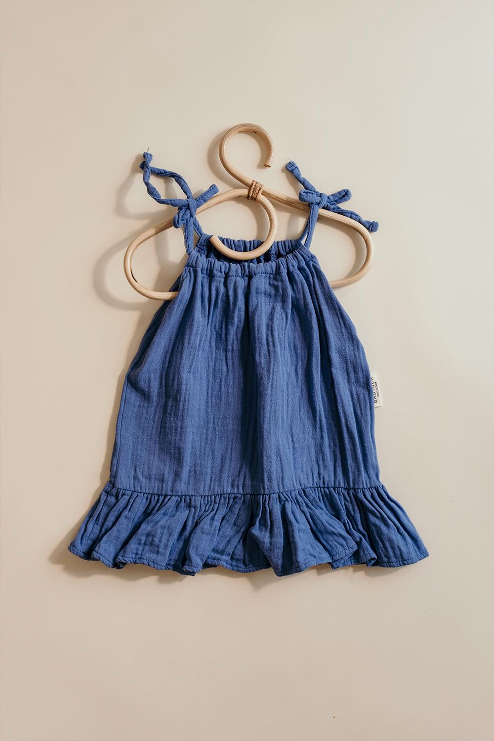 Babybek-Menekşe Müslin Elbise-Çocuk Elbise & Tulum-3-Milagron.com