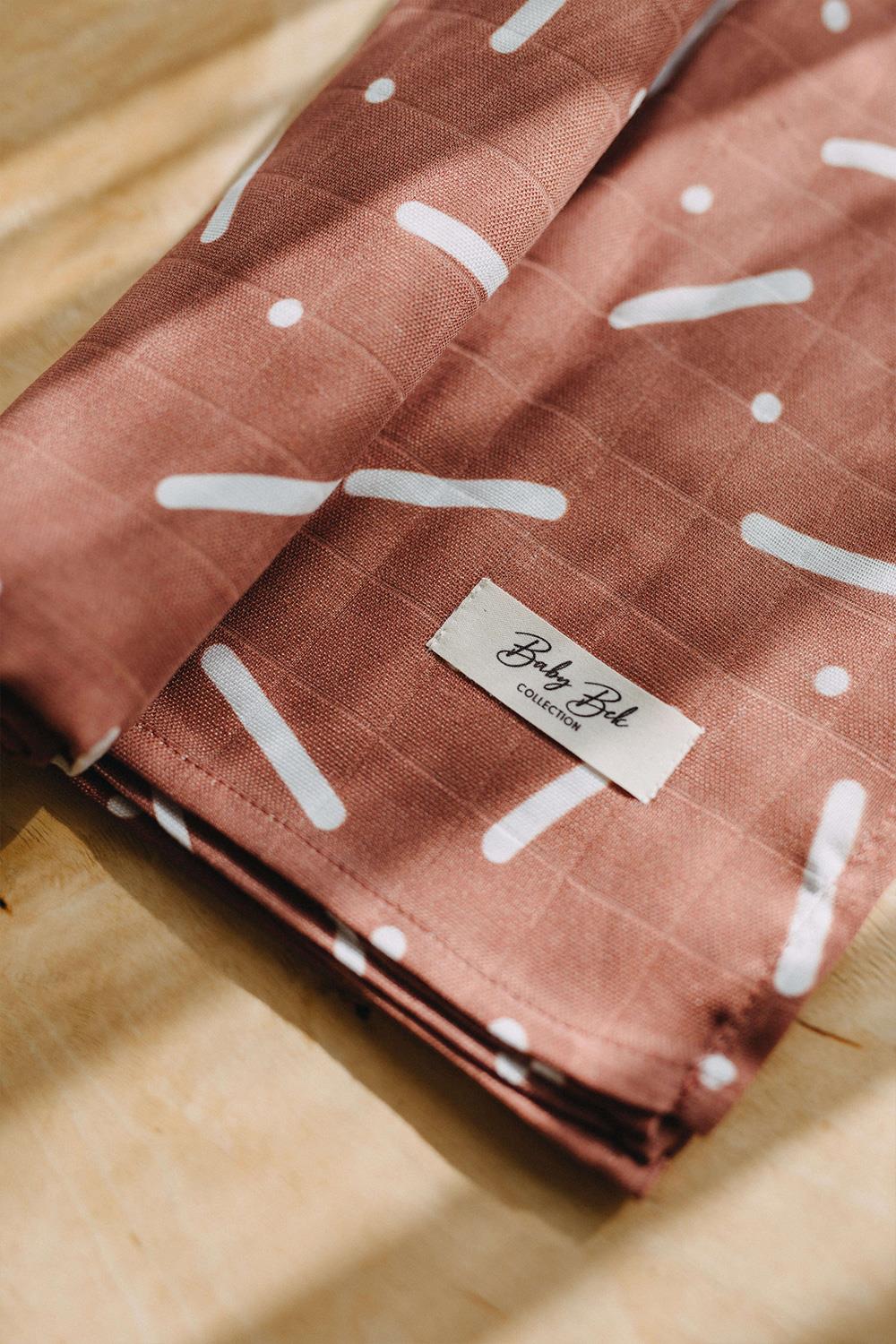 Babybek-Minimal Tarçın Müslin Örtü-Müslin Örtü-4-Milagron.com