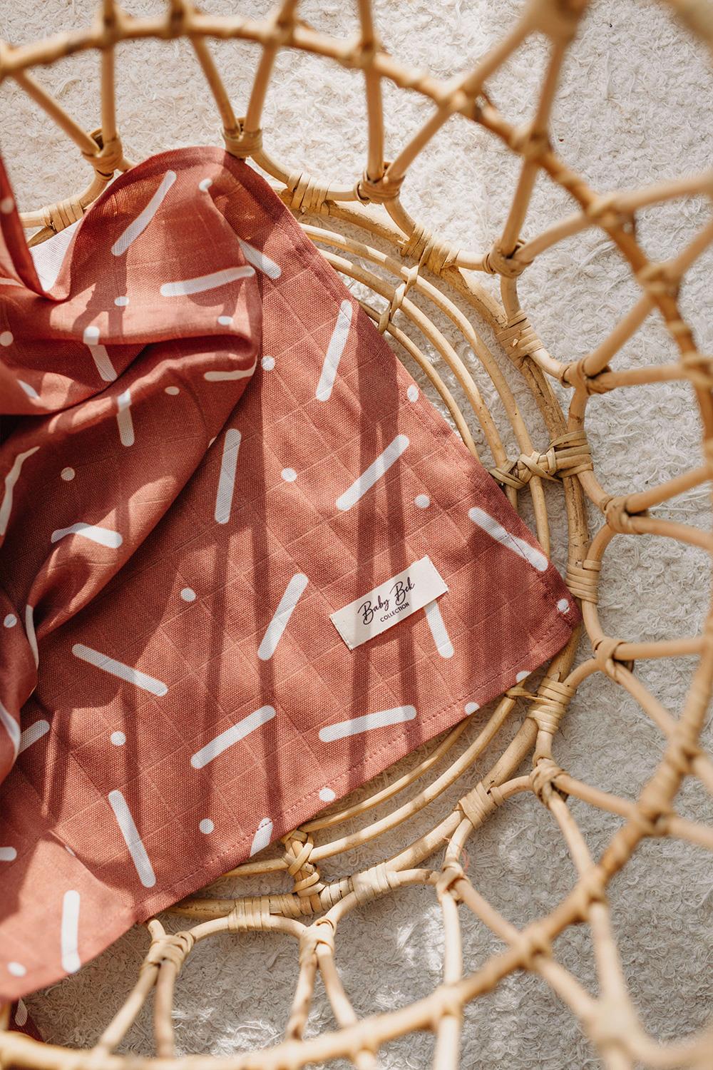 Babybek-Minimal Tarçın Müslin Örtü-Müslin Örtü-5-Milagron.com