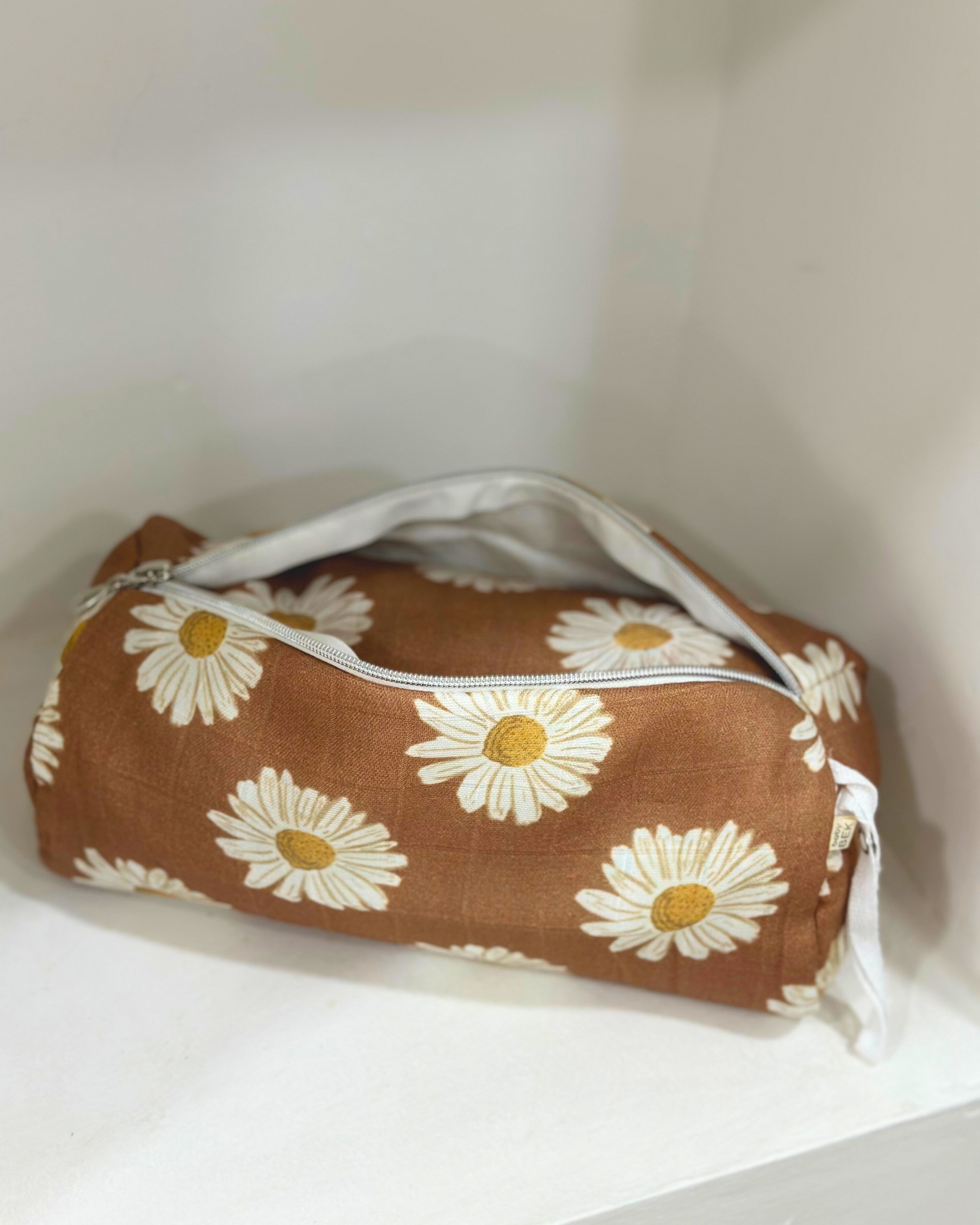 Babybek-Papatya Müslin Çanta-Bebek Bakım Çantası-3-Milagron.com