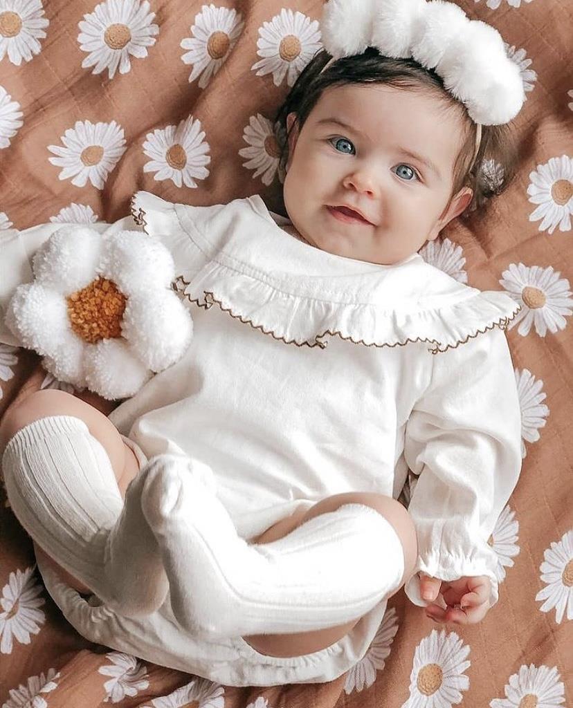 Babybek-Papatya Müslin Örtü-Pike-1-Milagron.com