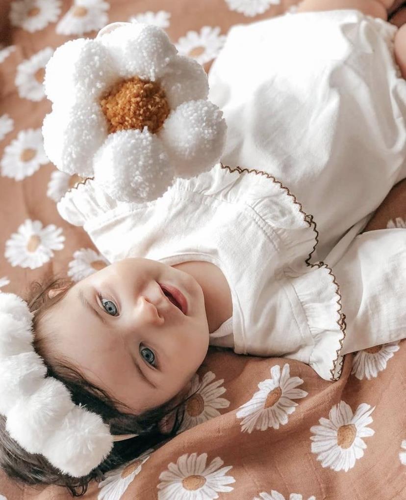 Babybek-Papatya Müslin Örtü-Pike-6-Milagron.com