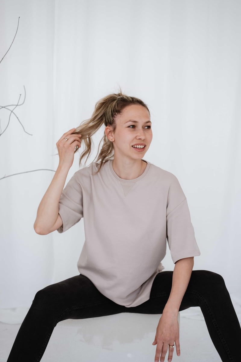 Babybek-Premium Kadın Oversize 3'lü T Shirt-T-Shirts-3-Milagron.com