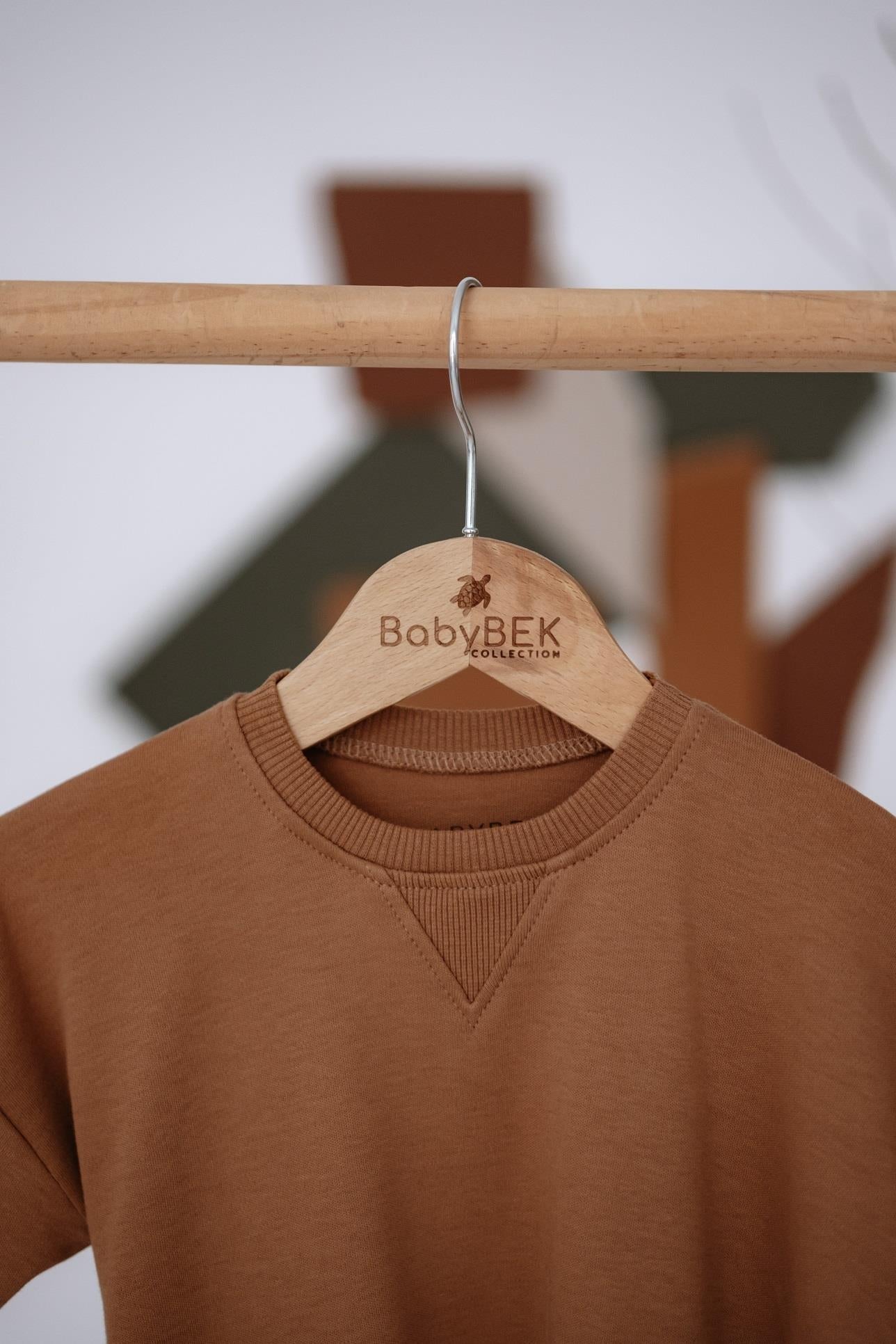 Babybek-Premium Kadın Oversize Kahverengi T Shirt-T-Shirts-5-Milagron.com