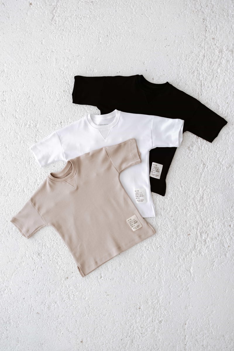 Babybek-Premium Oversize Unisex 3'lü Çocuk T Shirt-T-Shirts-5-Milagron.com