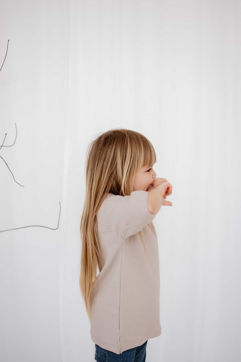 Babybek-Premium Oversize Unisex Çocuk Vizon T Shirt-T-Shirts-4-Milagron.com