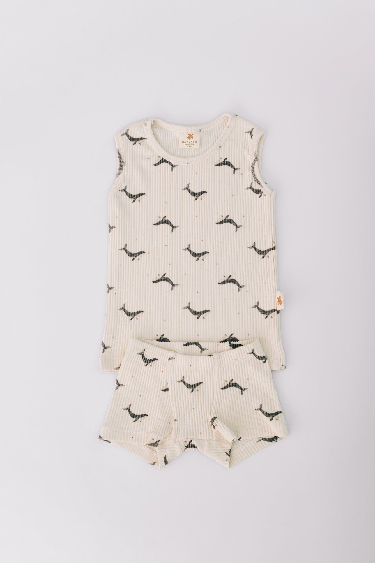Babybek-Premium Pamuklu Balina Erkek Çocuk İç Çamaşırı Takımı-İç Giyim Setleri-4-Milagron.com