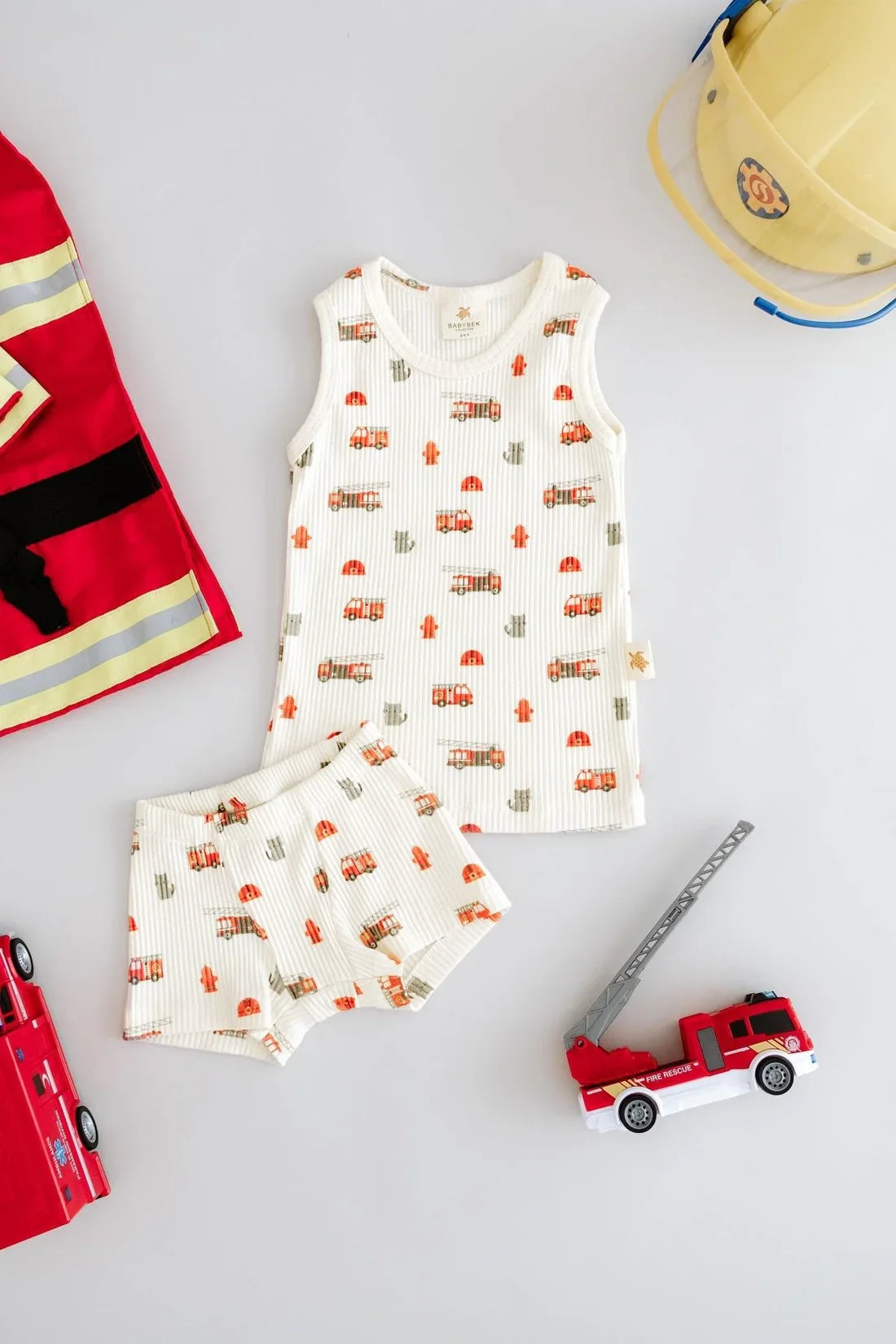 Babybek-Premium Pamuklu İkili Şortlu Desenli Takım Erkek Çocuk İç Çamaşırı-Külot-10-Milagron.com