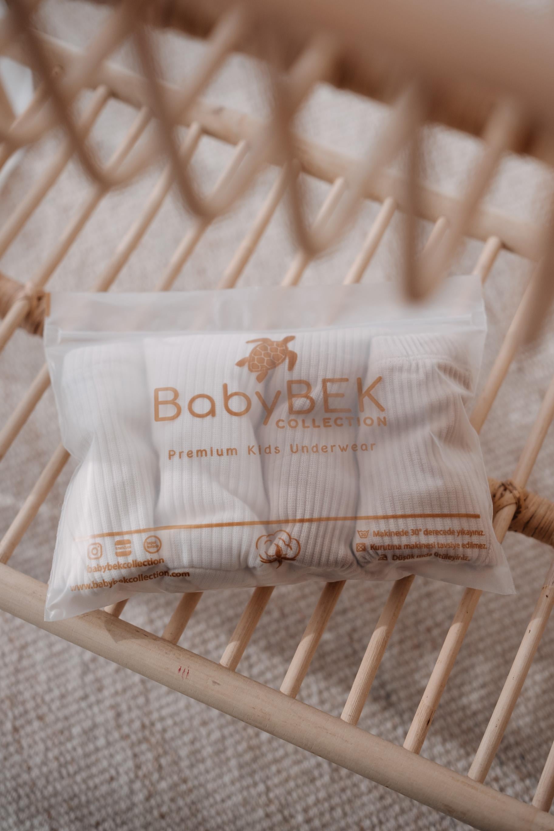 Babybek-Premium Pamuklu İkili Takım Kız Çocuk İç Çamaşırı-Külot-6-Milagron.com