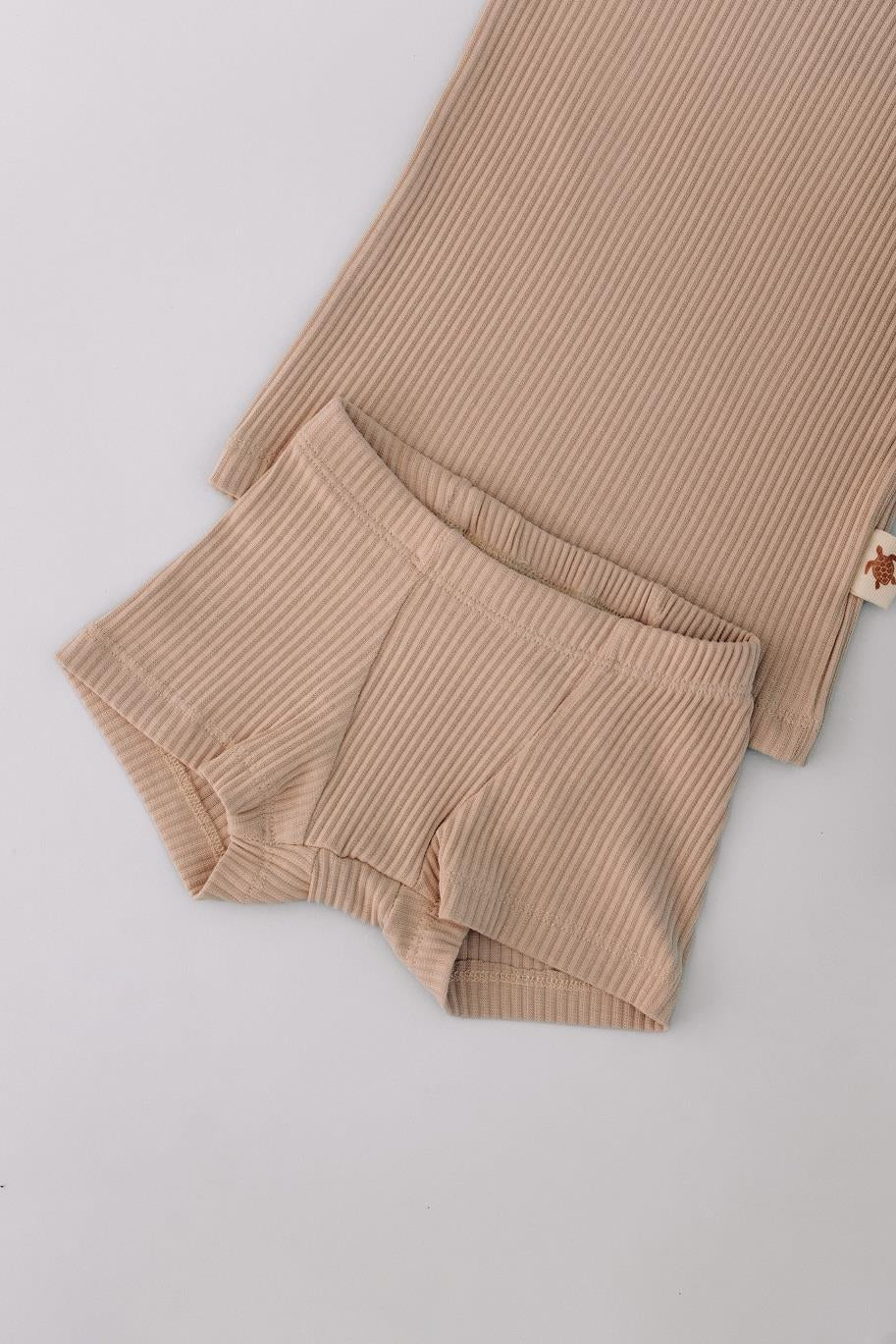 Babybek-Premium Pamuklu Vizon Rengi Erkek Çocuk İç Çamaşırı-Külot-4-Milagron.com