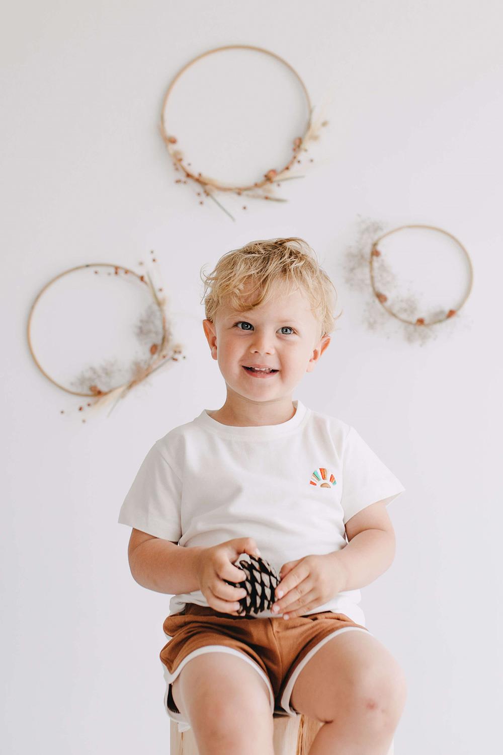 Babybek-Retro Day Şort Tişört Takım-Alt - Üst Takım-1-Milagron.com