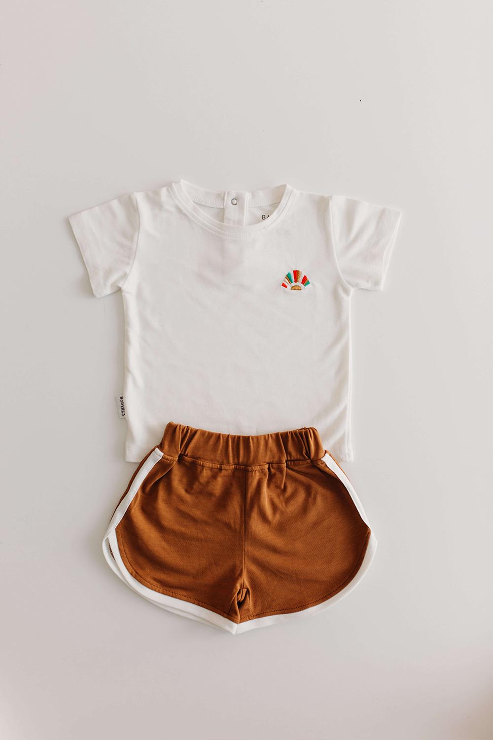 Babybek-Retro Day Şort Tişört Takım-Alt Üst Takım-8-Milagron.com