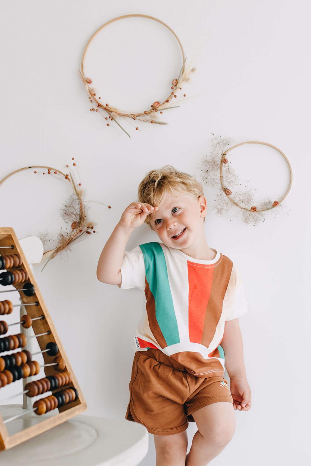 Babybek-Retro Sun Şort Tişört Takım-Alt - Üst Takım-2-Milagron.com