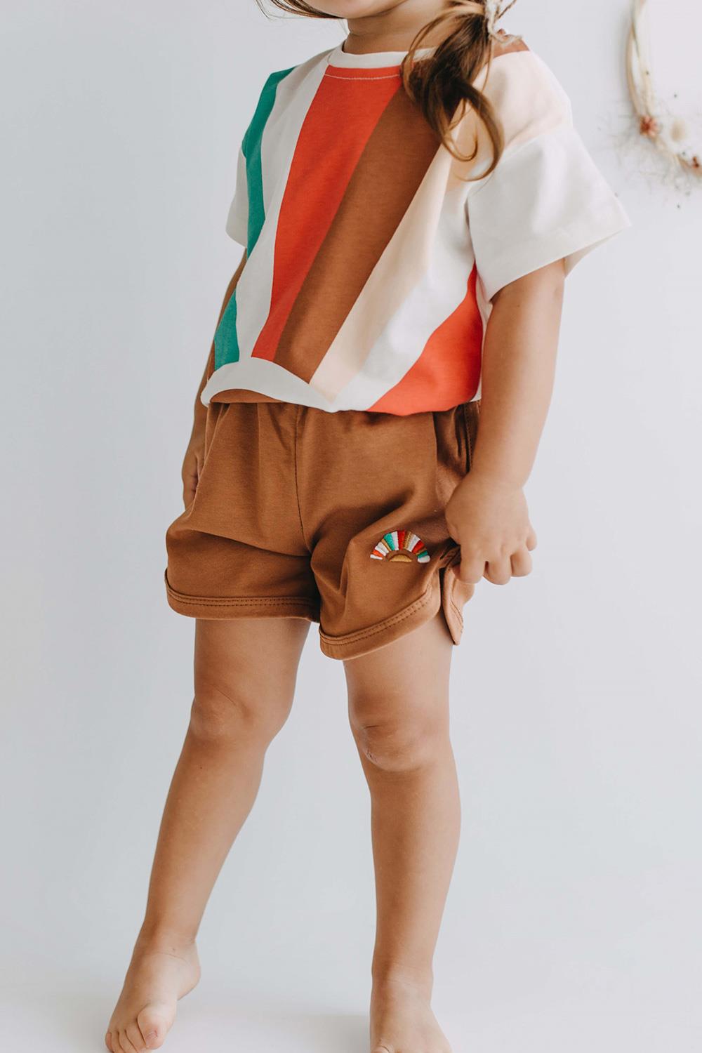 Babybek-Retro Sun Şort Tişört Takım-Alt - Üst Takım-5-Milagron.com