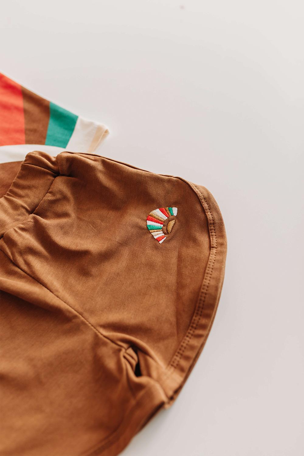 Babybek-Retro Sun Şort Tişört Takım-Alt - Üst Takım-7-Milagron.com