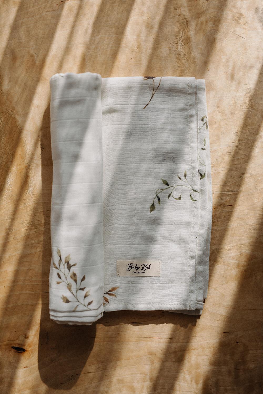 Babybek-Spring Organik Müslin Örtü 120x120-Pike-2-Milagron.com