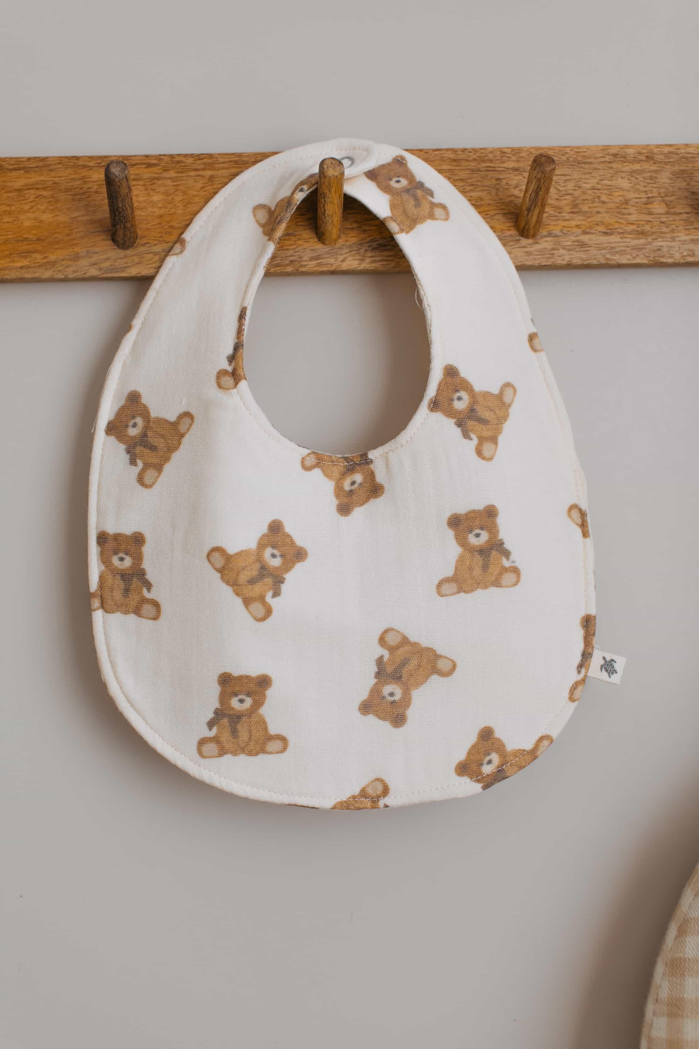 Babybek-Teddy Sıvı Geçi̇rmez Önlük-Mama Önlüğü-2-Milagron.com