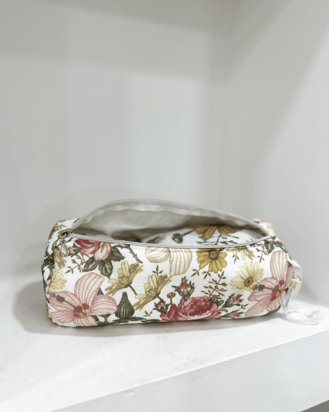 Babybek-Vintage Rose Müslin Çanta-Bebek Bakım Çantası-3-Milagron.com