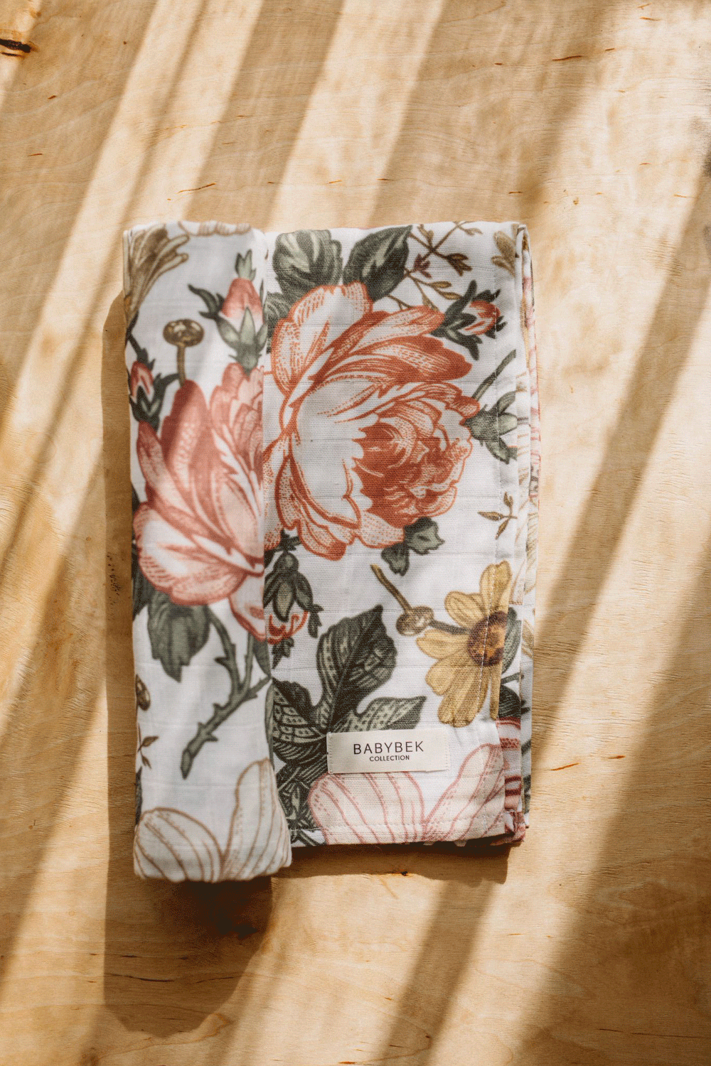 Babybek-Vintage Rose Müslin Örtü-Pike-3-Milagron.com