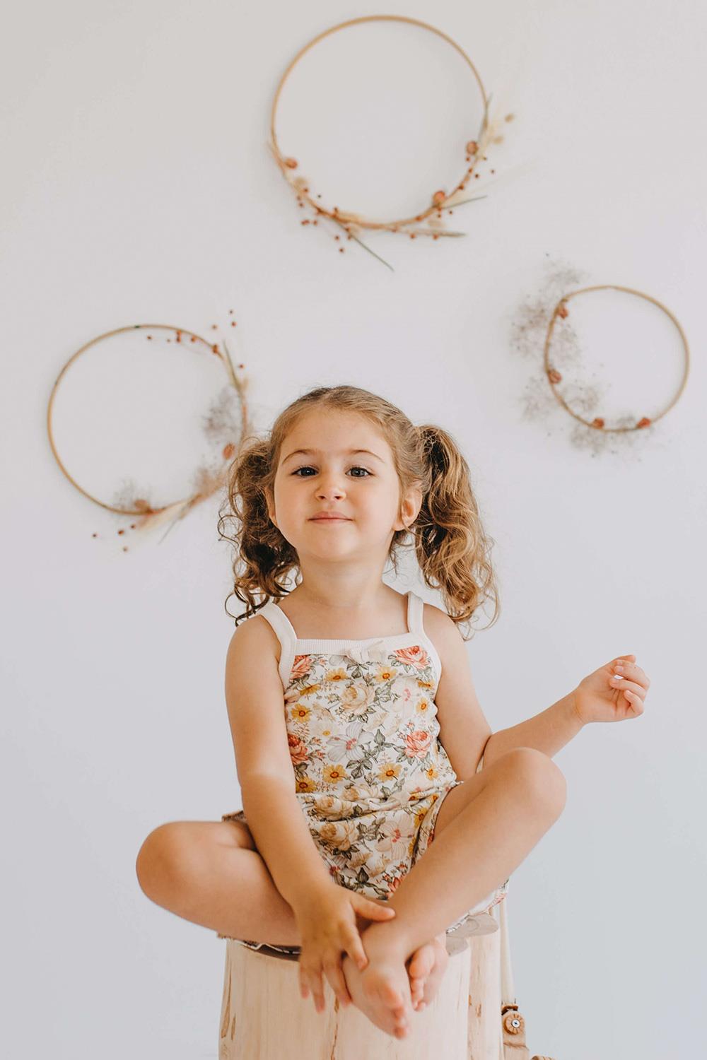 Babybek-Vintage Rose Şortlu Takım-Alt - Üst Takım-2-Milagron.com