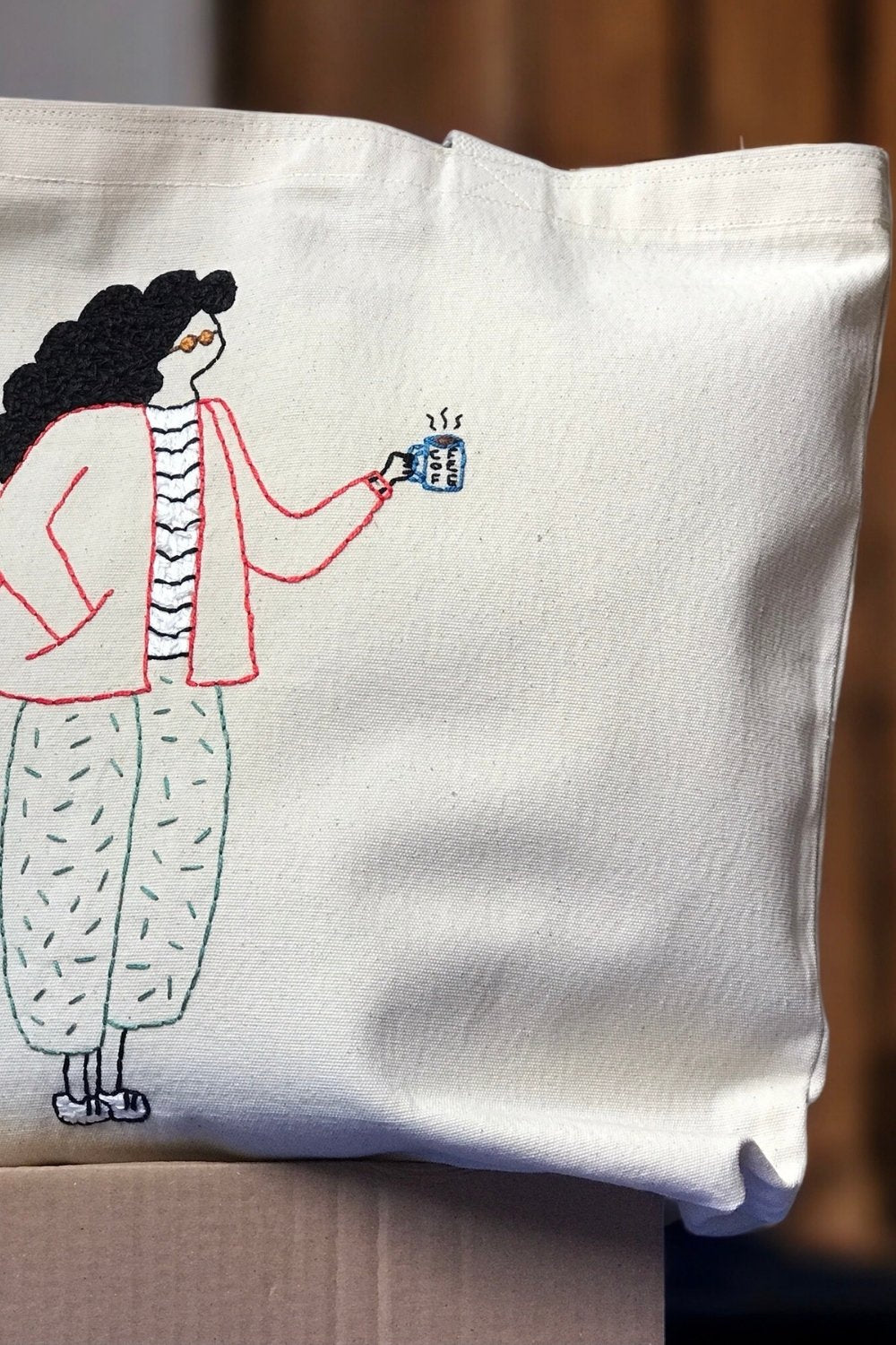 Bael İstanbul-Cheers Large Tote Bag-Bez Çanta-2-Milagron.com