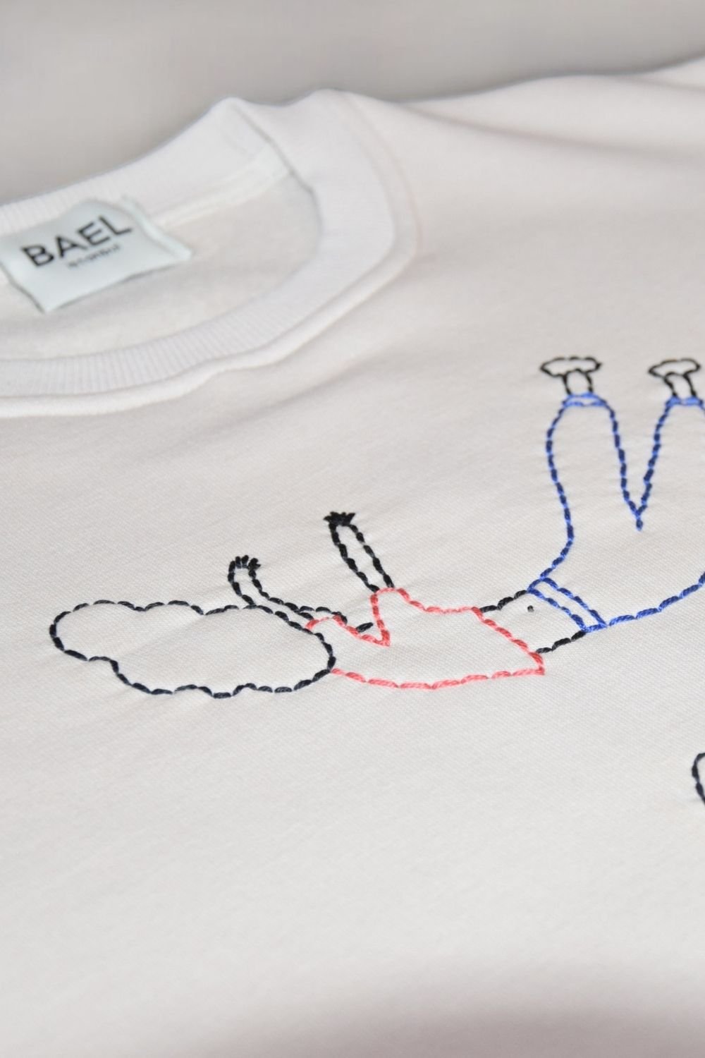 Bael İstanbul-Falling Into Wine Sweatshirt-Sweatshirts & Hoodies-2-Milagron.com