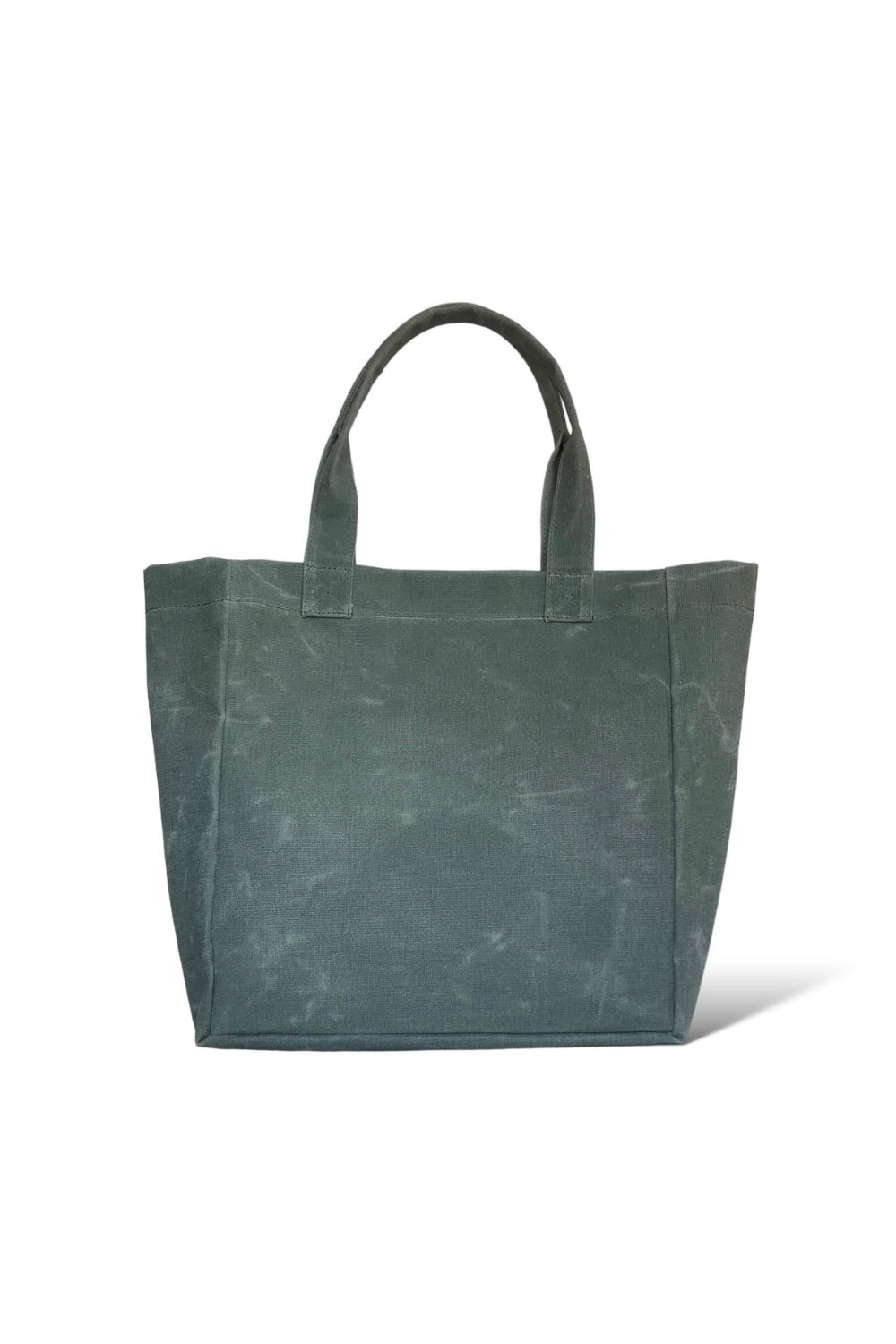 Bael İstanbul-Jungle Green Oversize Waxed Tote Bag-Omuz Çantası-2-Milagron.com