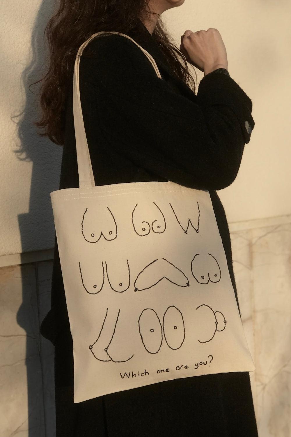 Bael İstanbul-Which One Are You Tote Bag-Omuz Çantası-6-Milagron.com